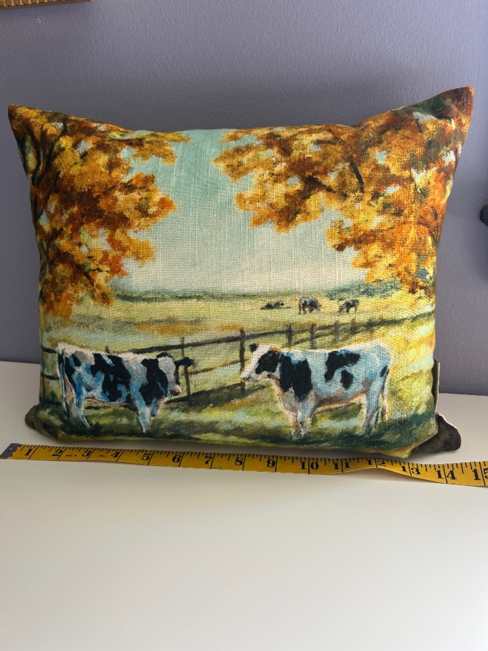 Fall at the Farm Accent Pillow